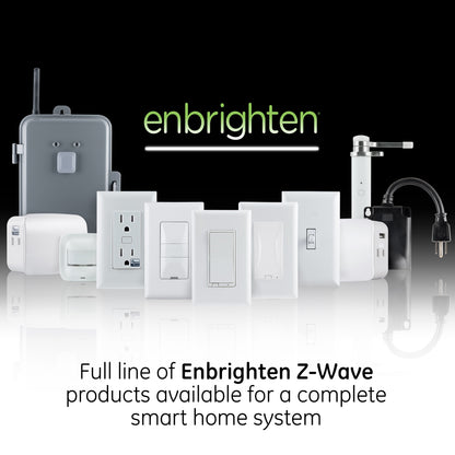 Enbrighten Z-Wave In-Wall Smart Toggle Switch With QuickFit™ And SimpleWire™, 24 Pack, Light Almond