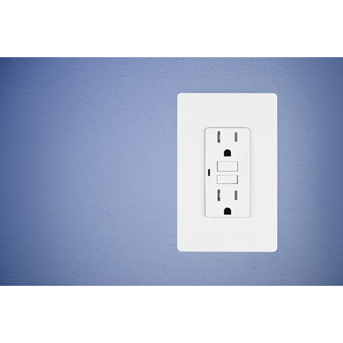 GE GFCI Tamper and Weather Resistant Receptacle , White