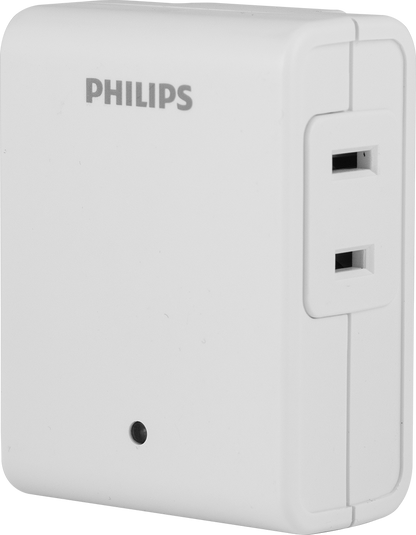 Philips Plug-In On/Off Switch with Snowman Remote, White