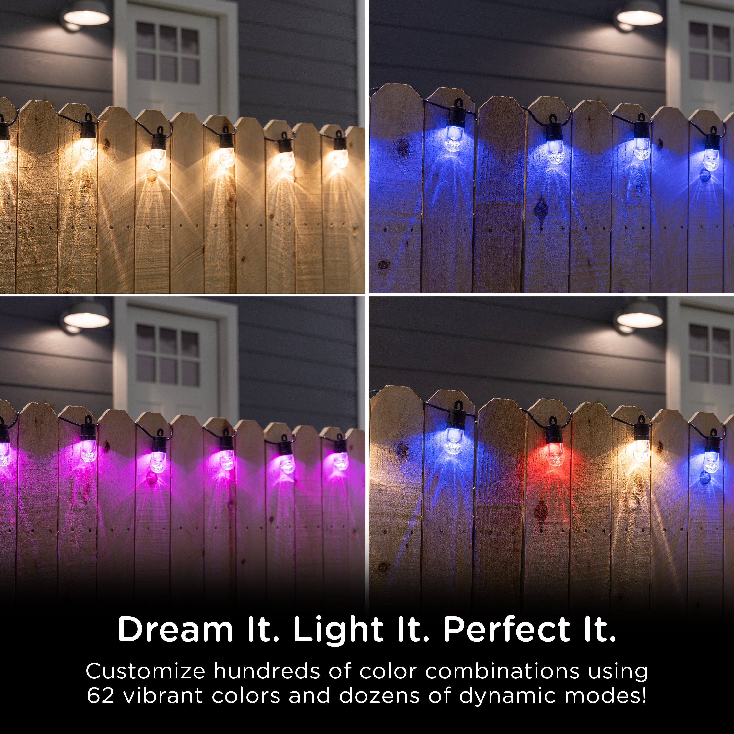 Enbrighten Smart Wi-Fi LED Café Lights, 10 Bulbs, 20ft.
