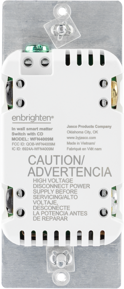 Enbrighten Pro In-Wall Wi-Fi Matter Countdown Smart Switch