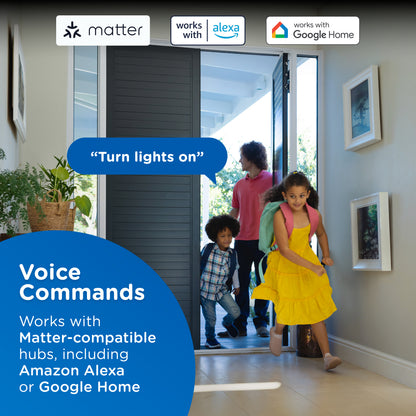 Enbrighten Pro Smart Dimmer Light Switch, Matter, Door, Countdown, MyBright