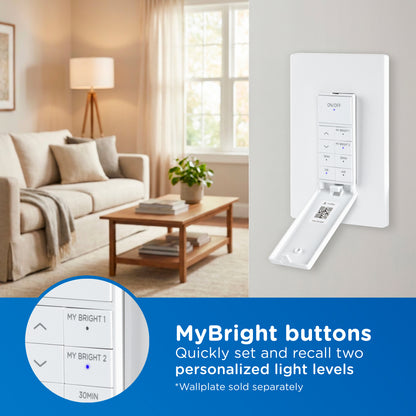 Enbrighten Pro Smart Dimmer Light Switch, Matter, Door, Countdown, MyBright