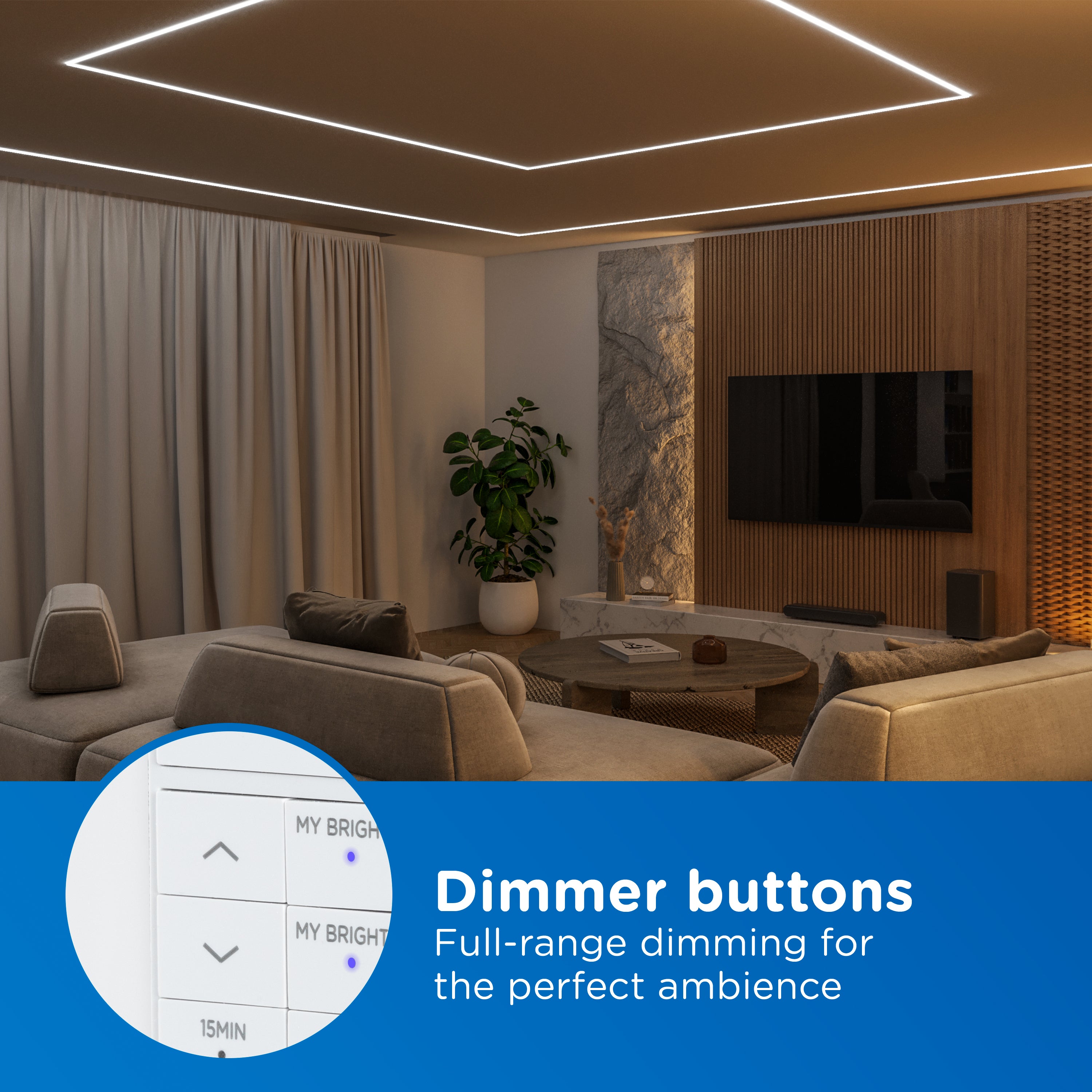 Enbrighten Pro Smart Dimmer Light Switch, Matter, Door, Countdown, MyBright