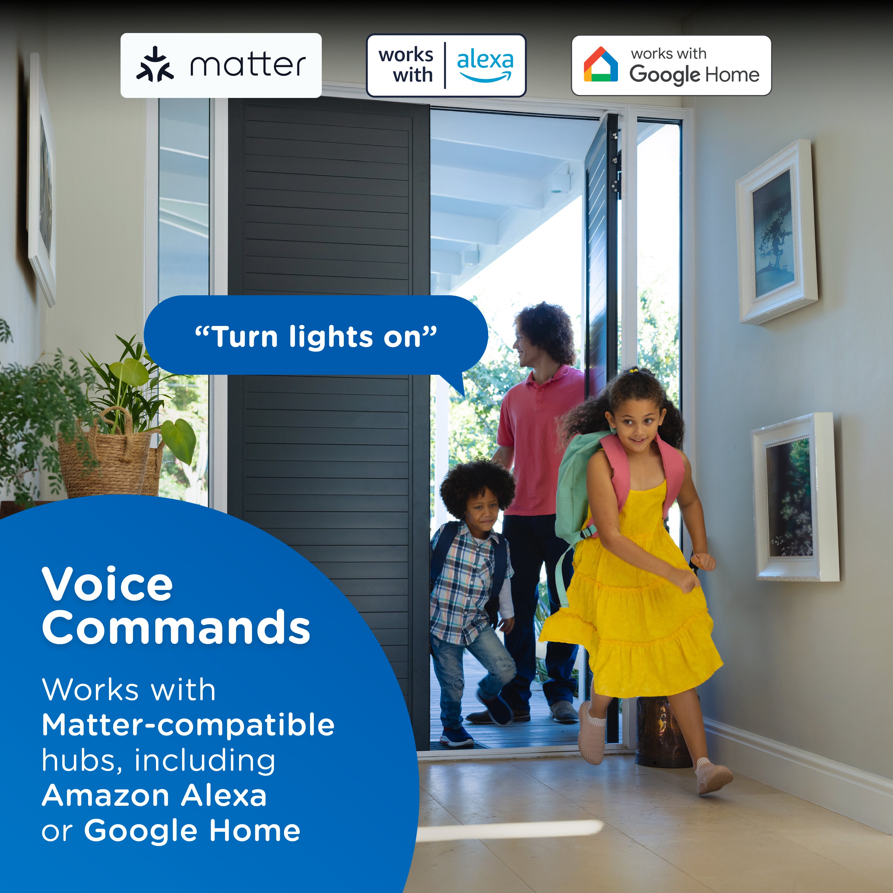 Enbrighten Pro Smart Dimmer Light Switch, Matter, Door, Motion, MyBright