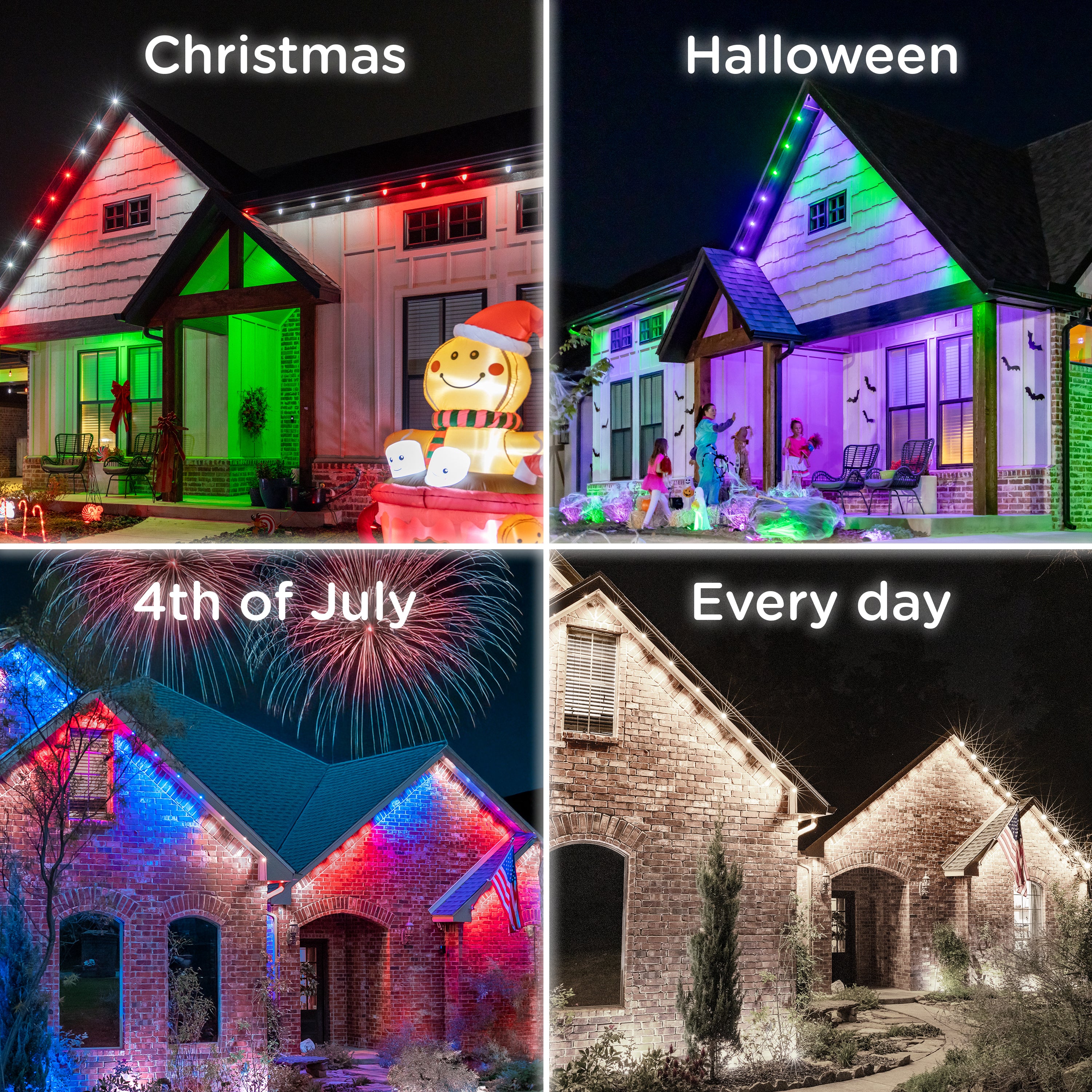 Enbrighten WiFi VIBE Color-Changing Permanent Outdoor Eternity