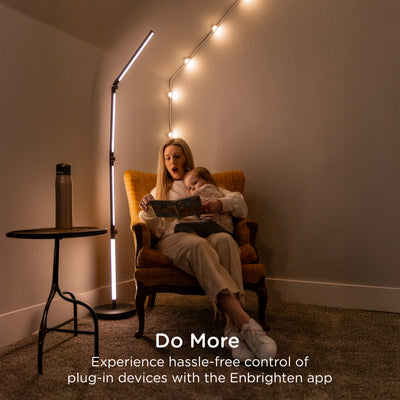 Enbrighten VIBE Indoor Single-Outlet Wi‑Fi Matter Smart Plug, 4 Pack