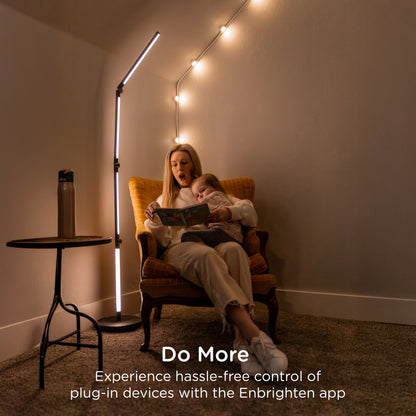 Enbrighten VIBE Indoor Single-Outlet Wi‑Fi Matter Smart Plug, 4 Pack