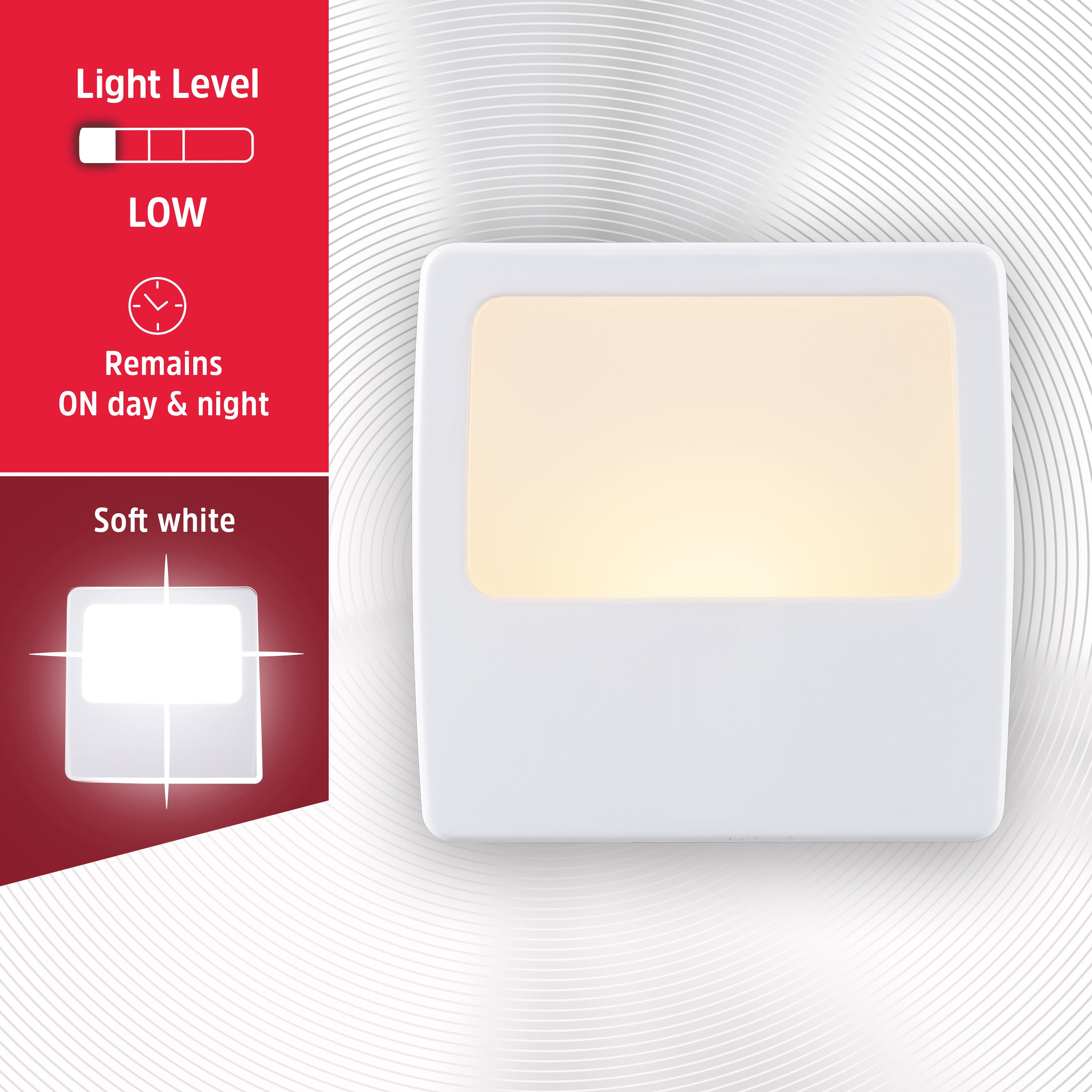 Energizer White Always-On LED Night Light, 2 Pack