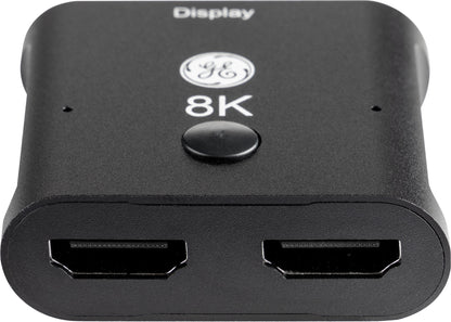 GE-branded 2-Device 8K HDMI Switch