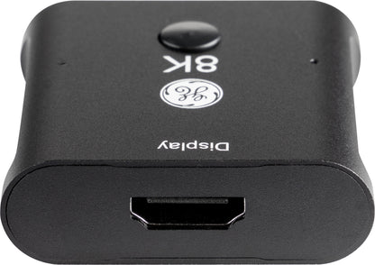 GE-branded 2-Device 8K HDMI Switch