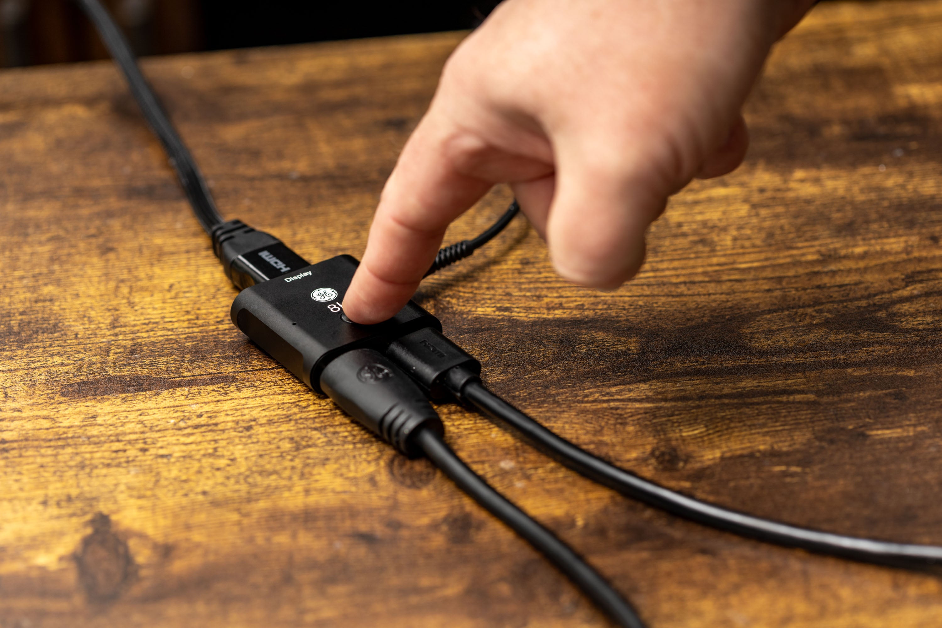 GE-branded 2-Device 8K HDMI Switch