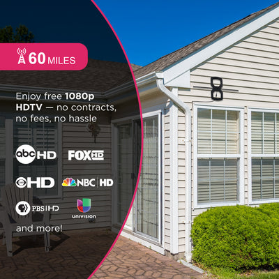 GE-branded UltraPro OptimaMax Outdoor HD Antenna