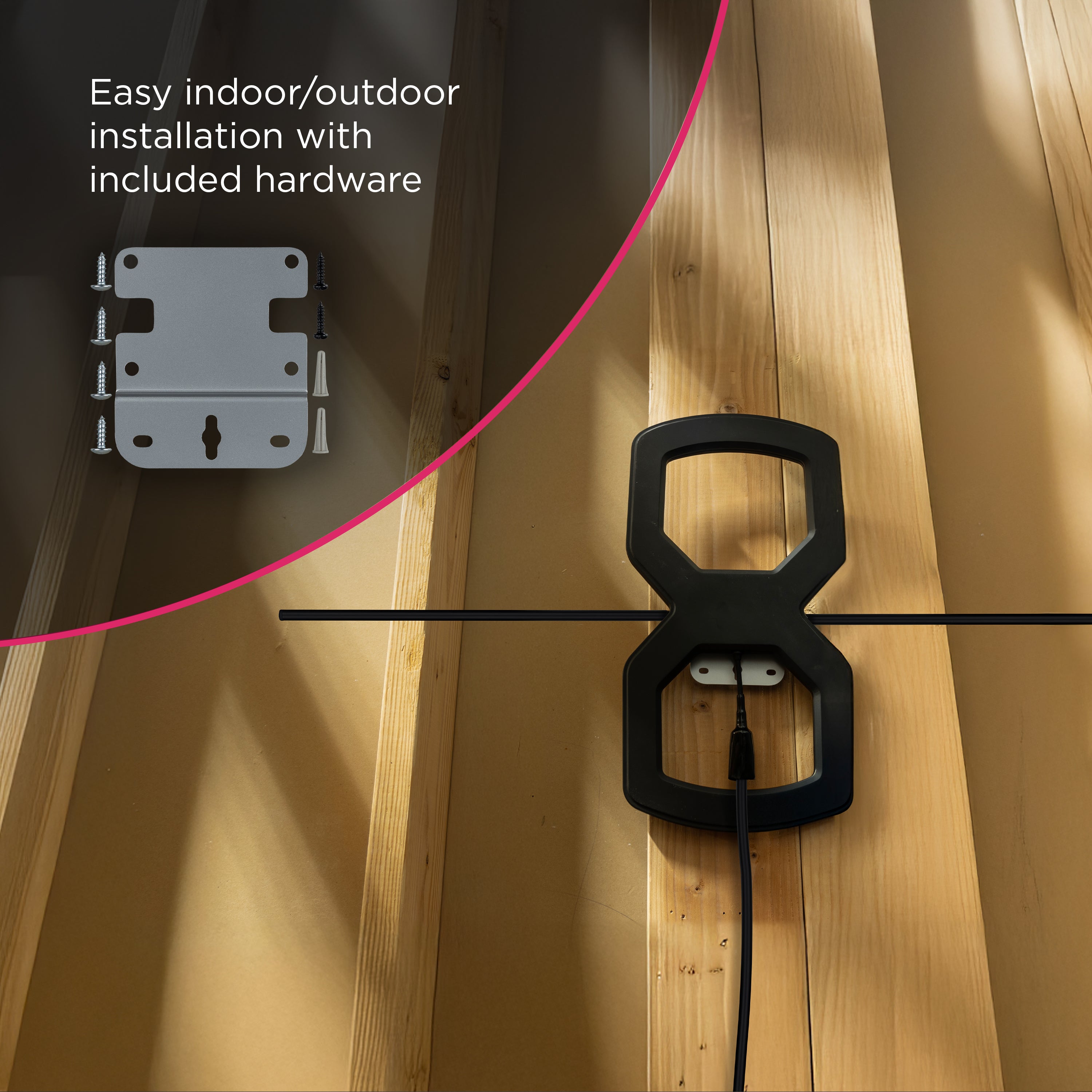 GE-branded UltraPro OptimaMax Outdoor HD Antenna