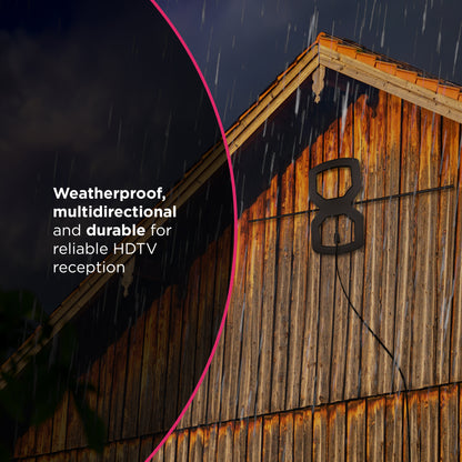 GE-branded UltraPro OptimaMax Outdoor HD Antenna