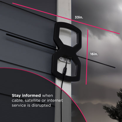 GE-branded UltraPro OptimaMax Outdoor HD Antenna