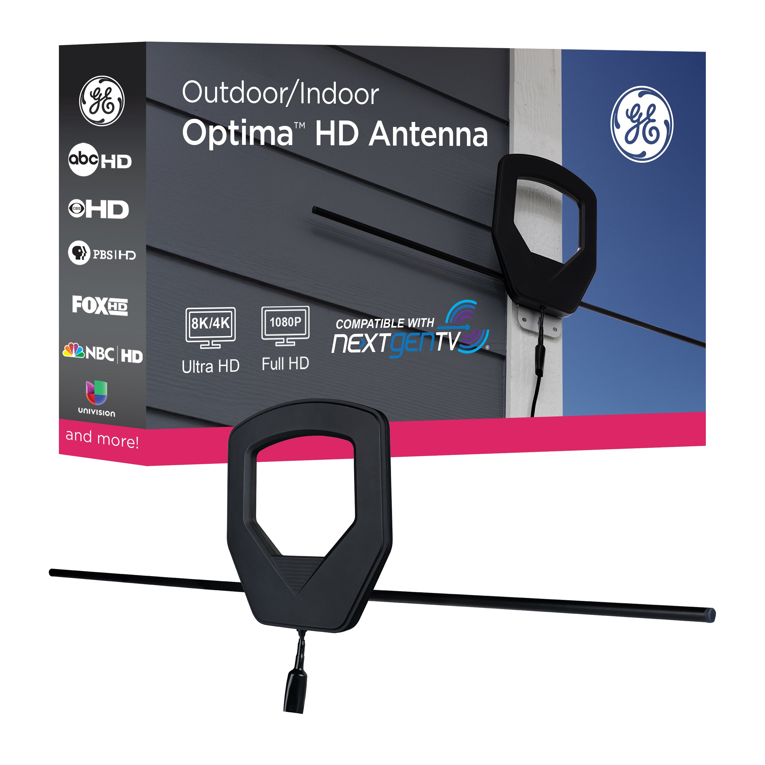 GE-branded UltraPro Optima Outdoor HD Antenna