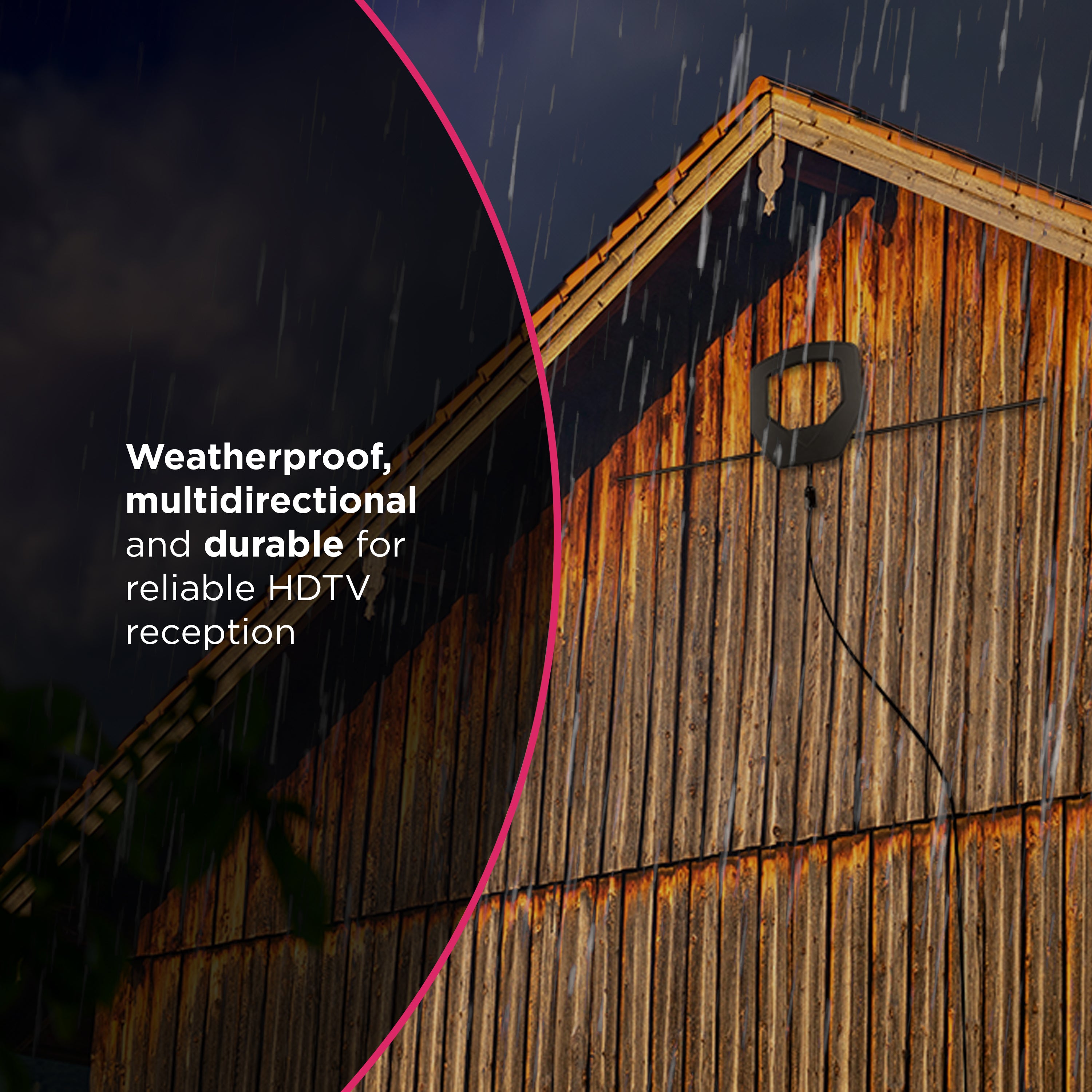 GE-branded UltraPro Optima Outdoor HD Antenna