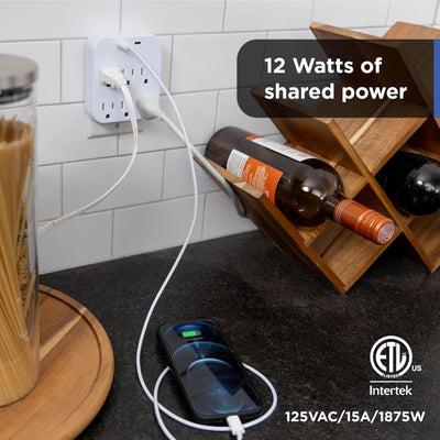 GE USB-Charging Wall Tap