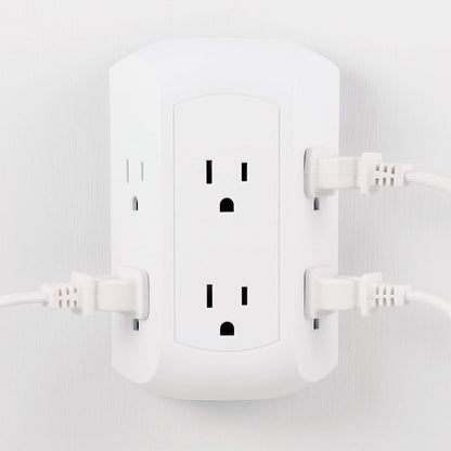 GE Pro Side-Access Surge Protector, White