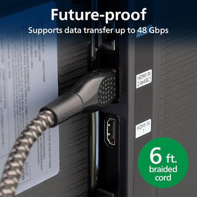 Philips Elite 8K Ultra High-Speed HDMI Cable, 6ft.