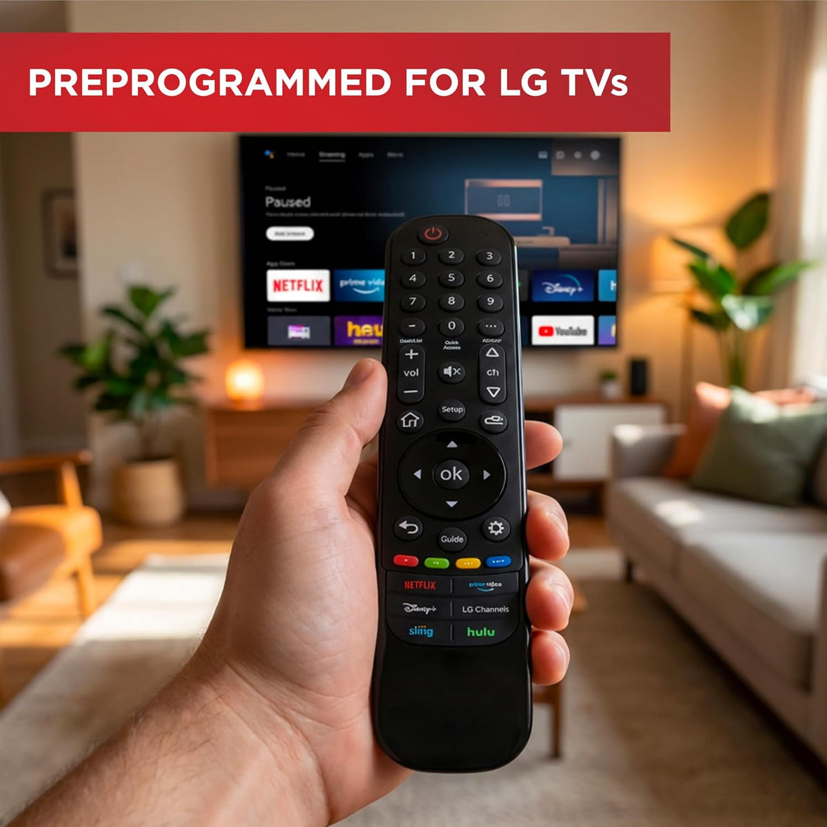 UltraPro LG Replacement Remote, Black