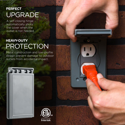 UltraPro Outdoor Metal Electrical Outlet Cover
