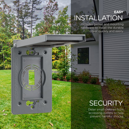 UltraPro Outdoor Metal Electrical Outlet Cover