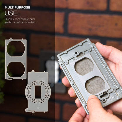 UltraPro Outdoor Metal Electrical Outlet Cover