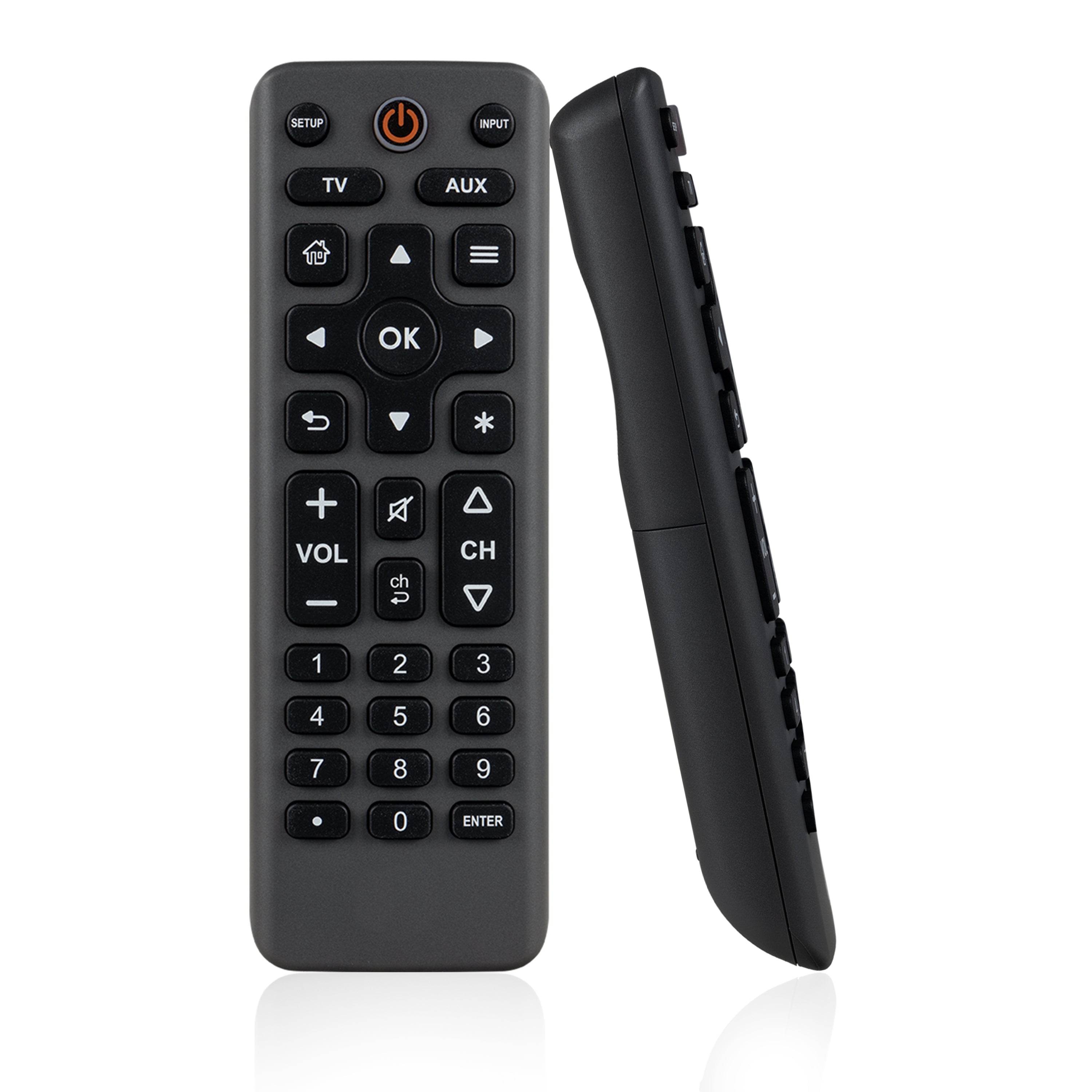 GE 2-Device Universal Remote Control, Charcoal