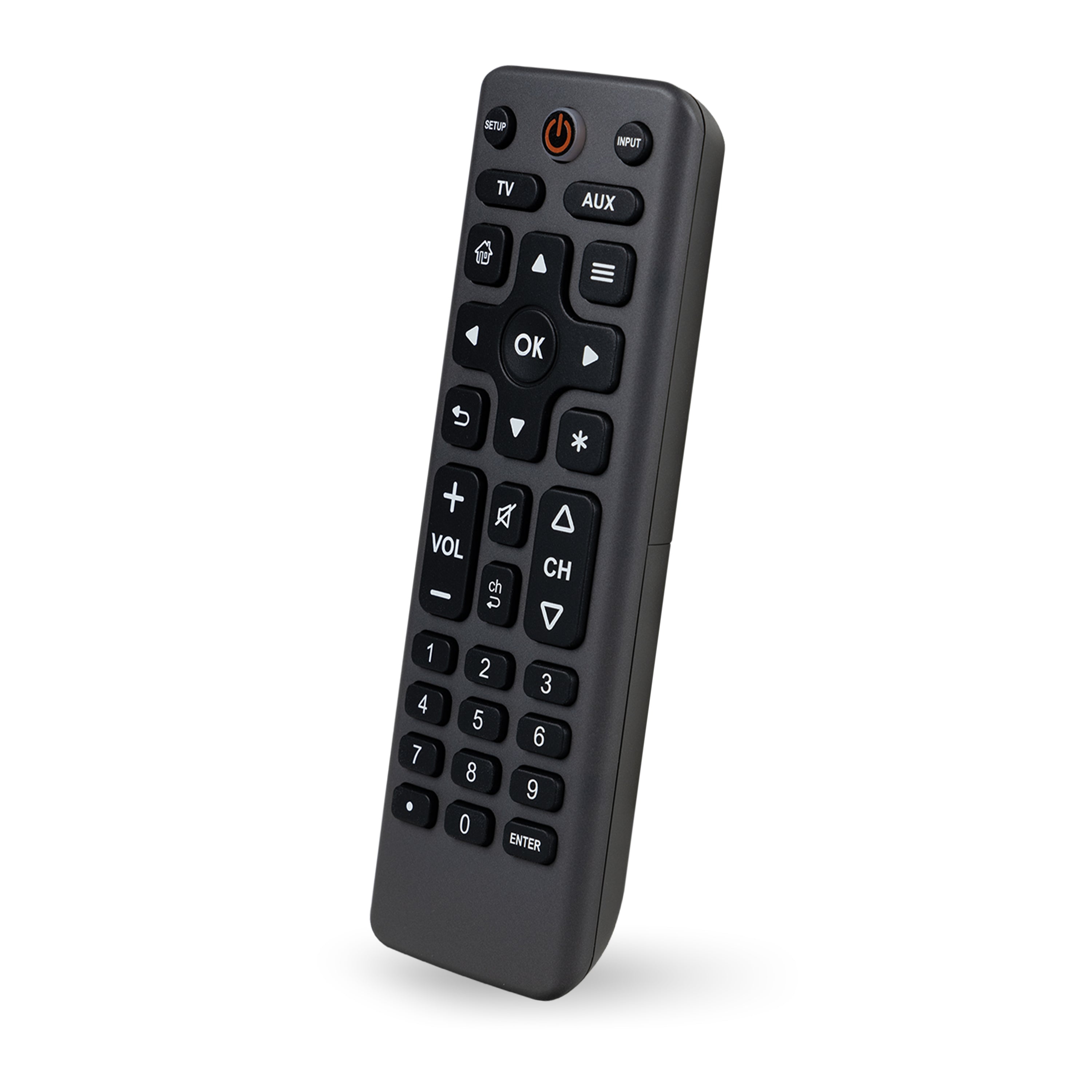 GE 2-Device Universal Remote Control, Charcoal