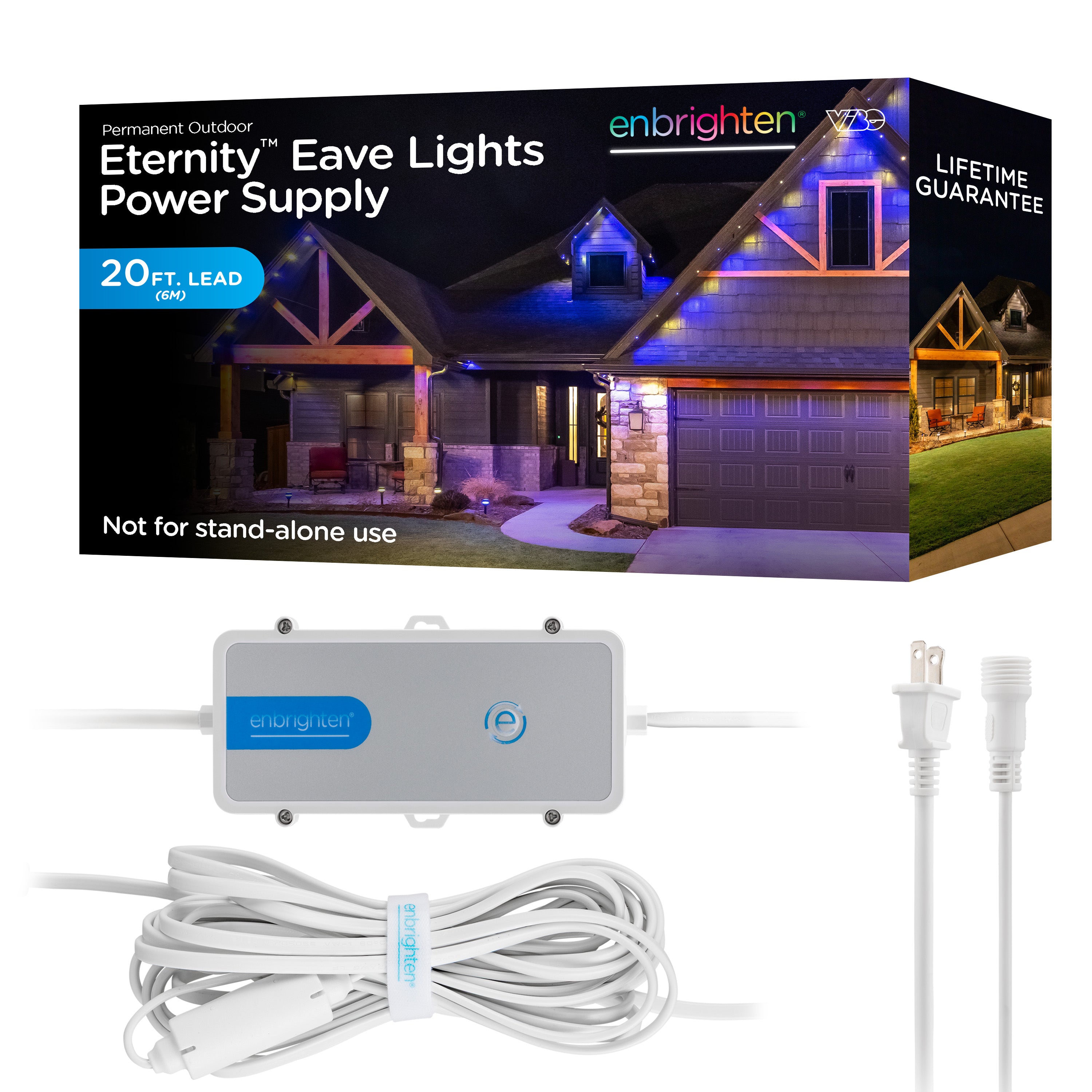 Enbrighten Eternity Eave Light Power Supply, White