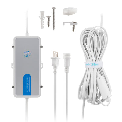 Enbrighten Eternity Eave Light Power Supply With Repeater, White