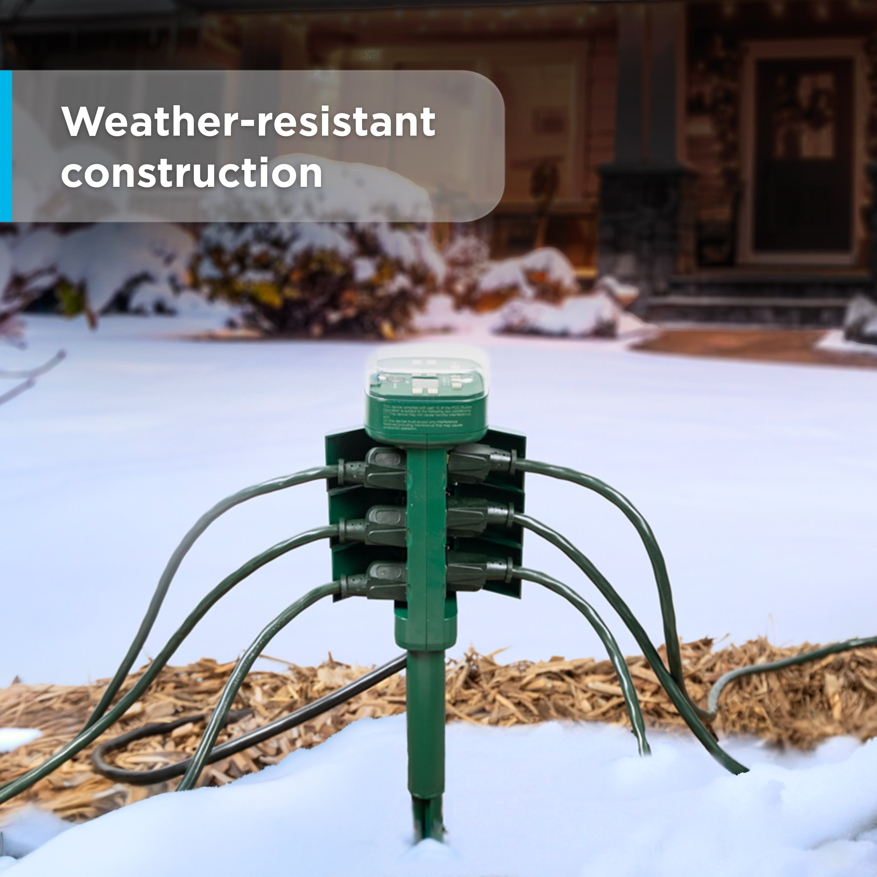 GE 6-Outlet Outdoor Yard Stake Timer