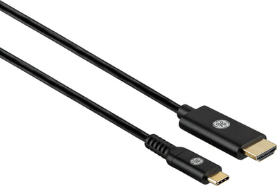 GE-branded USB-C to HDMI 2.0 Cable, 6ft