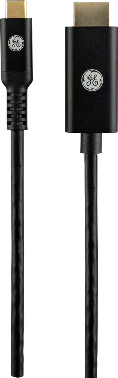 GE-branded USB-C to HDMI 2.0 Cable, 6ft