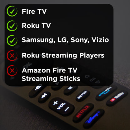 UltraPro OneTouch Streaming Remote for Smart TVs, Backlit