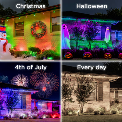 Enbrighten WiFi VIBE LED Eternity Landscape Lights, 12 Lights, 50ft.