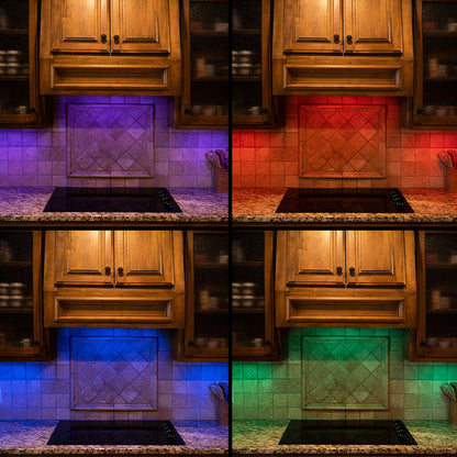 GE 12in. Battery Operated Color-Changing LED Light Bar with Remote, White
