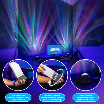 Enbrighten WiFi VIBE Galaxy Projector Titan Tower Night Lights