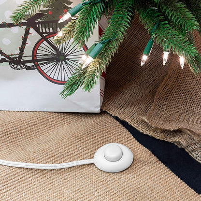 Philips 1-Outlet 9ft. Extension Cord with Foot Switch, White