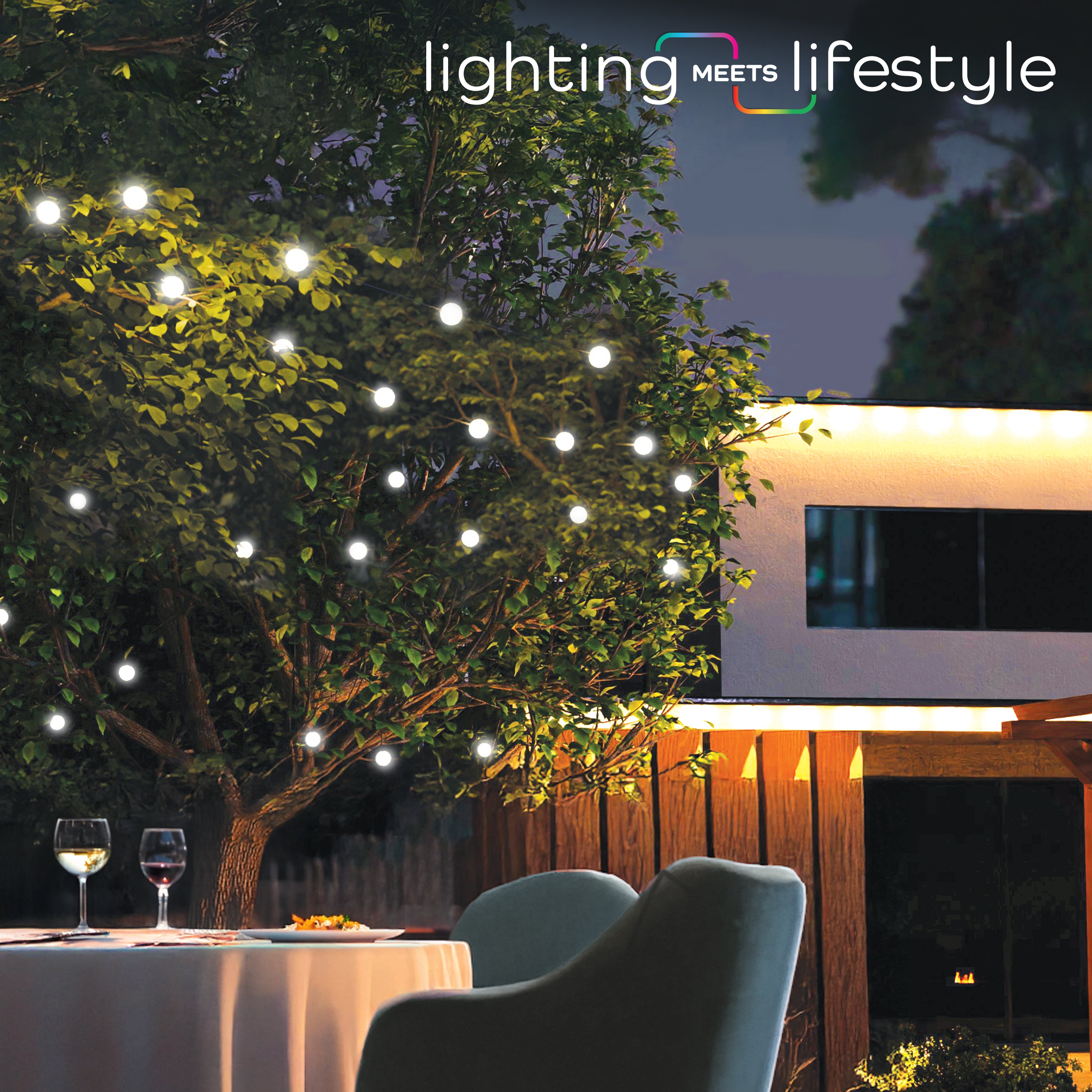 Enbrighten Globe String Lights 12 Bulbs, 44ft.