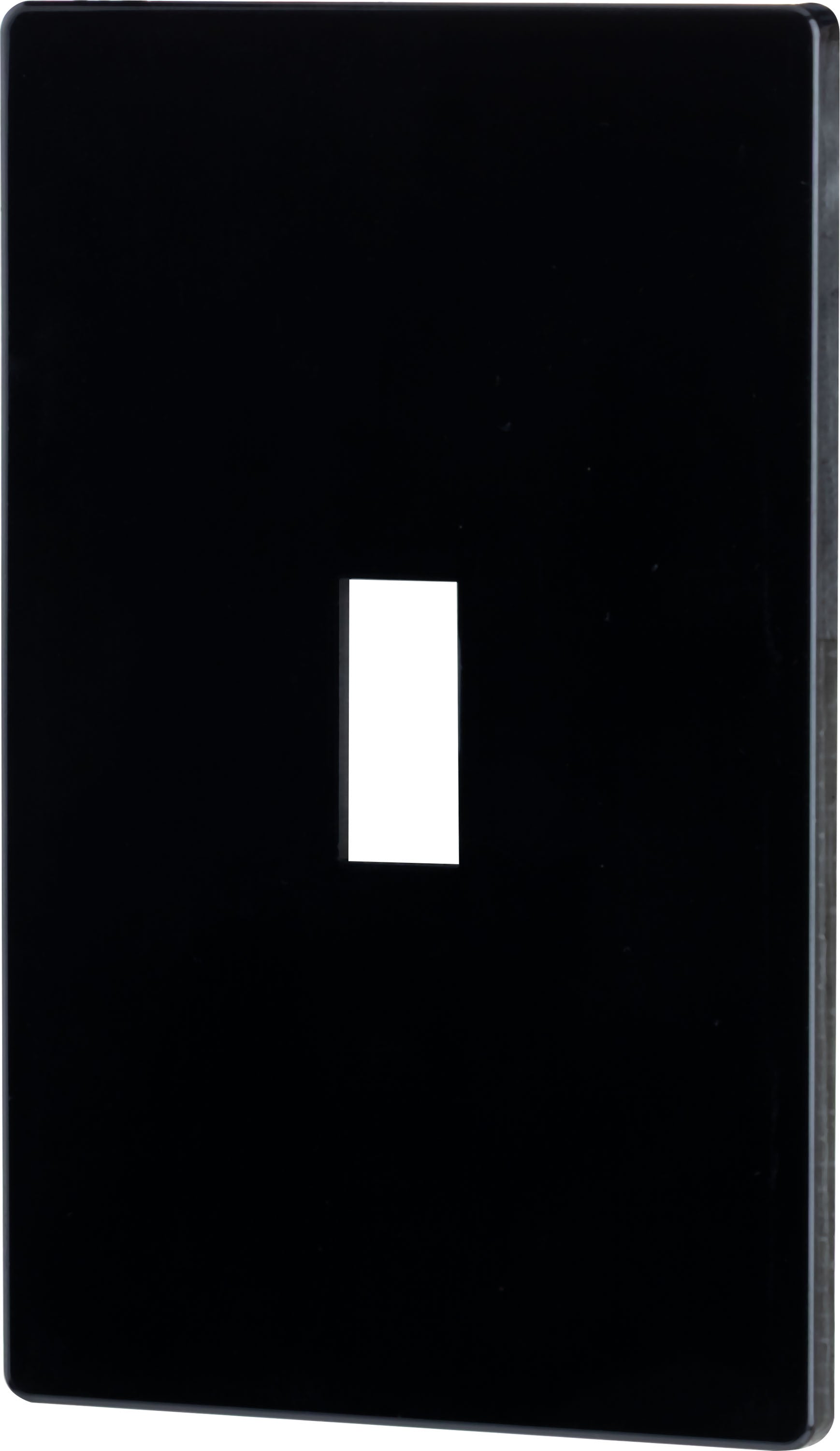 UltraPro Screwless Toggle Switch Wallplate, Black