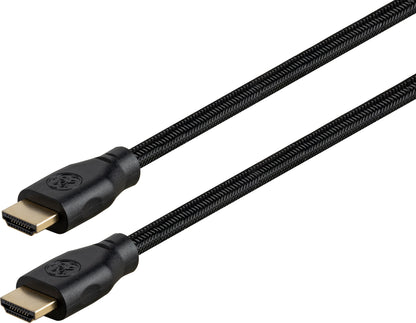 GE-branded UltraPro Premium 8K Ultra High-Speed HDMI 2.1 Cable with Ethernet, 1.5ft., Black