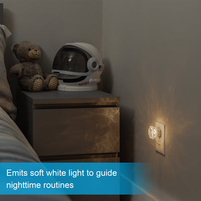 GE SleepLite Jewel Always On LED Night Light, Warm White, 4 Pack