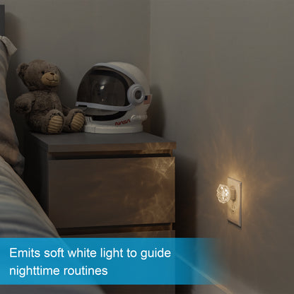 GE SleepLite Jewel Always On LED Night Light, Warm White, 4 Pack