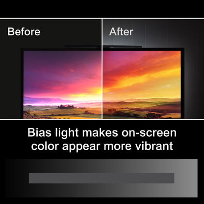 GE Enlighten HD Antenna with Color Changing Bias LED Lighting, Black