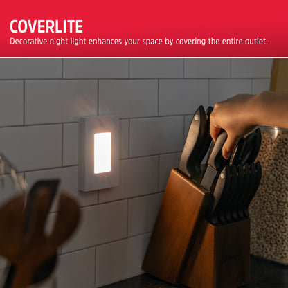 Energizer SlimLine CoverLite LED Night Light, 2 Pack