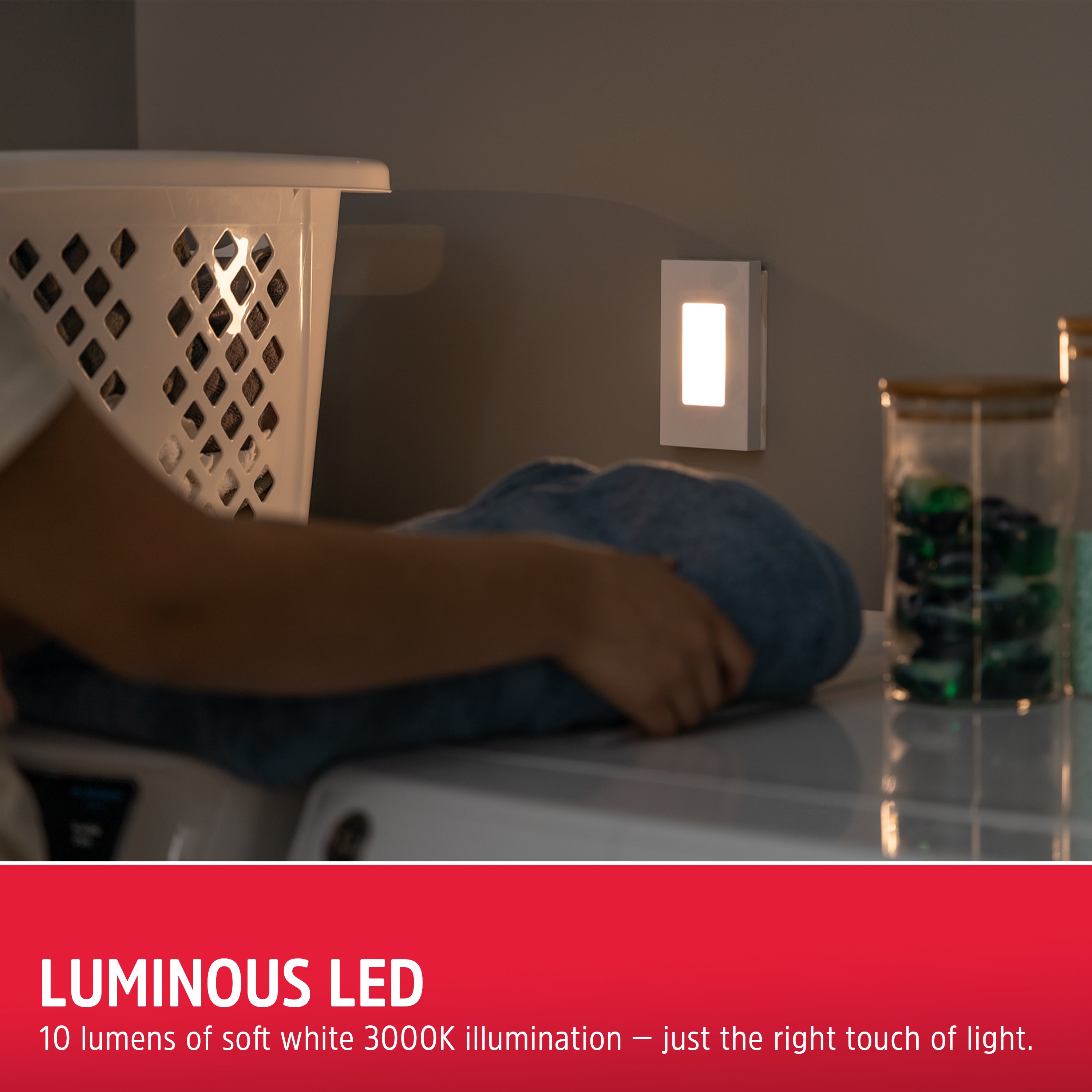 Energizer SlimLine CoverLite LED Night Light, 2 Pack