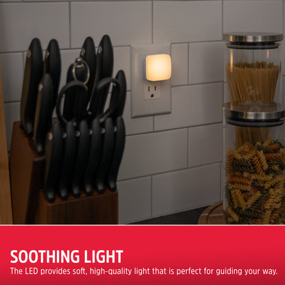 Energizer Mini Square LED Night Light, 4 Pack